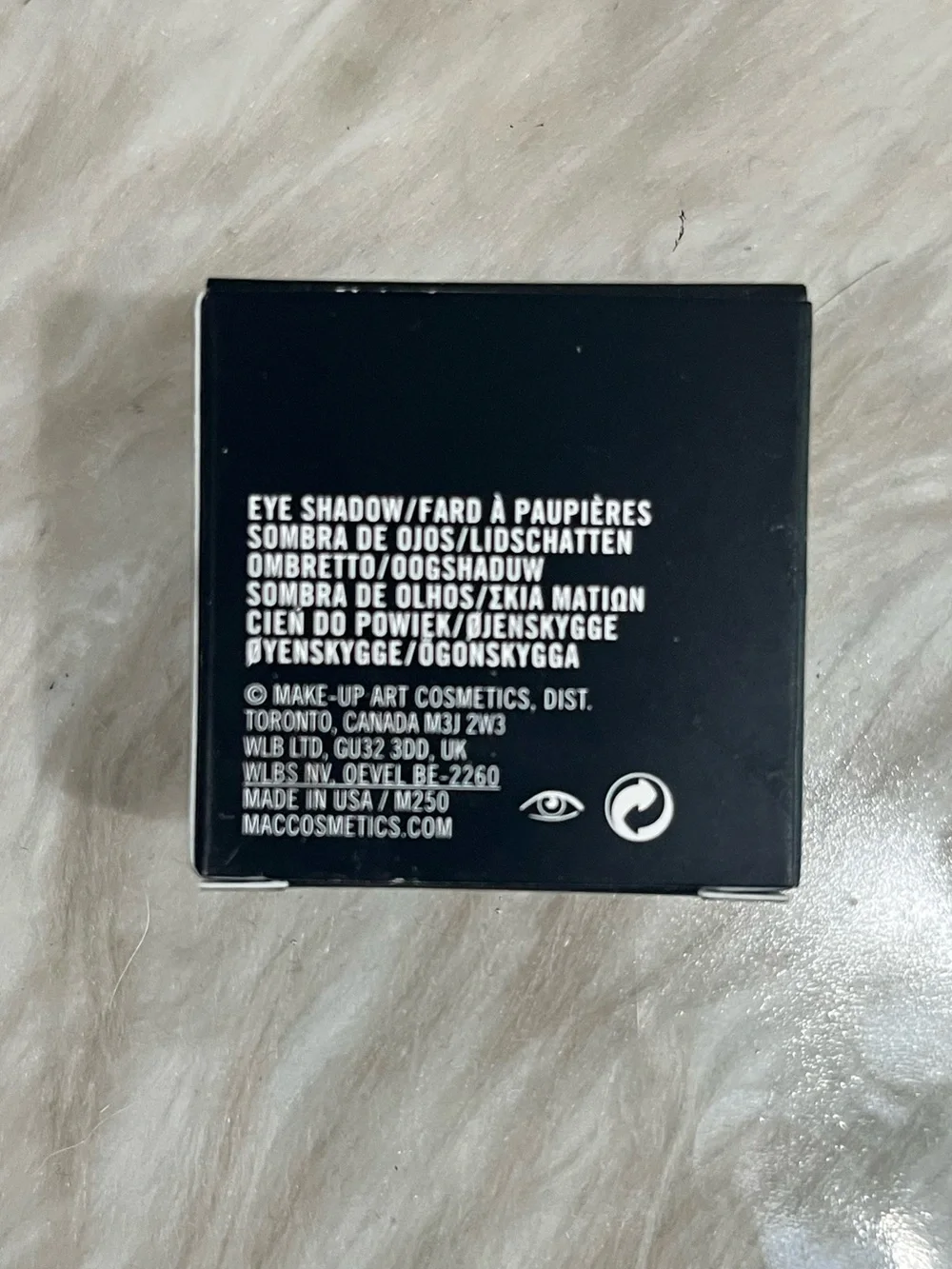 NEW MAC Cosmetics Brun Satin Powder Pigmented Eyeshadow Dark Brown Single